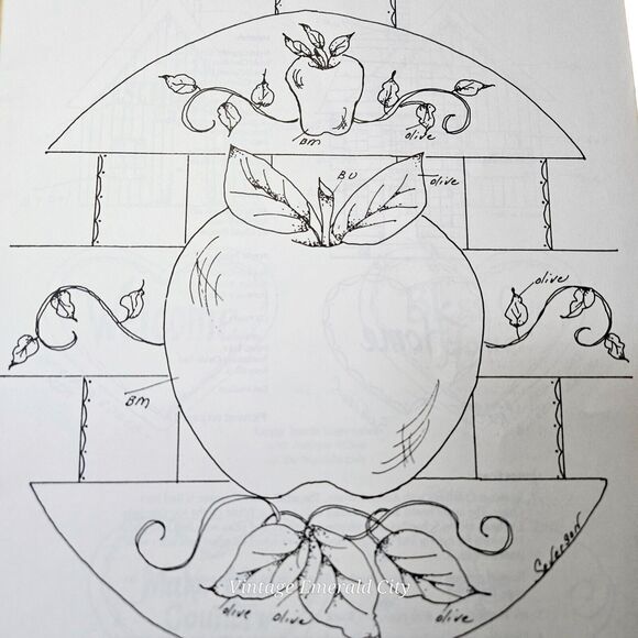 Vtg Corrine's Rural Rustics Ink and Scrub Painting Grace Herr Publications 9316 - Picture 5 of 11